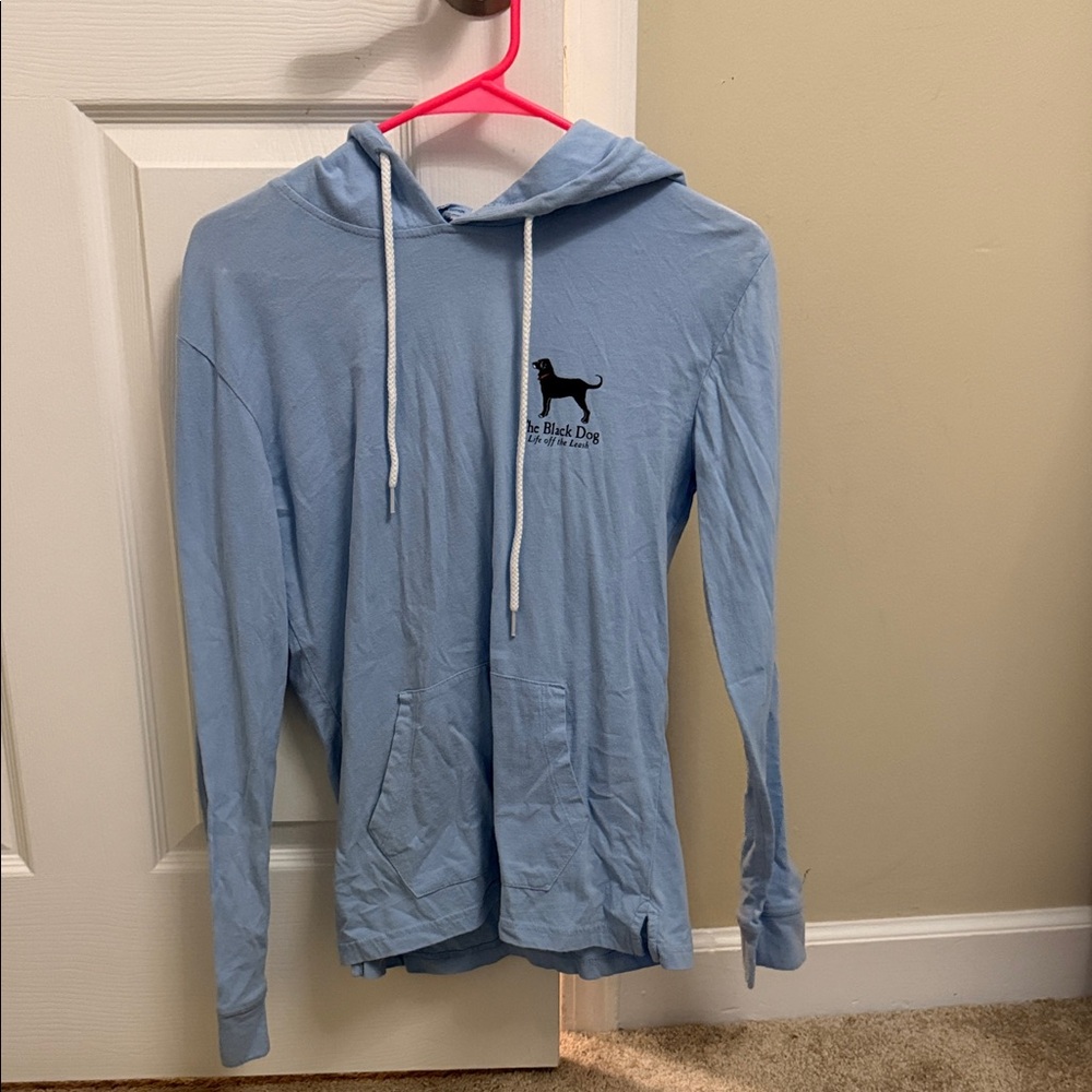The Black Dog Sky Blue Hoodie
